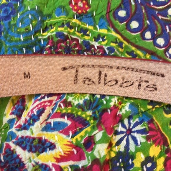 Vintage Talbots Red Leather Belt - Picture 4 of 5